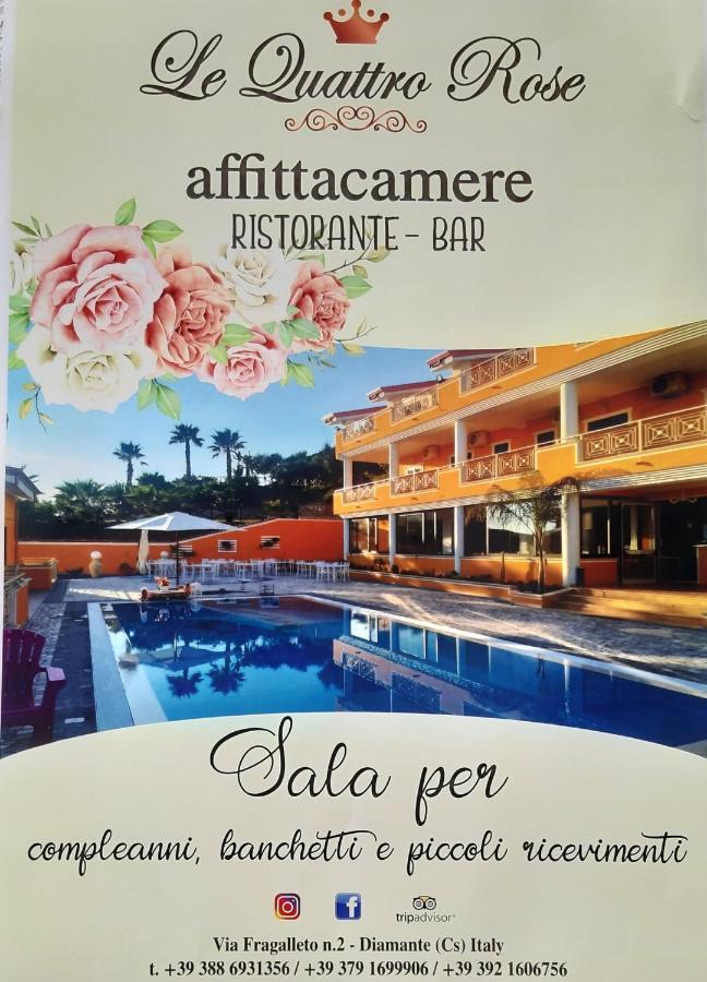 Hotel Le Quattro Rose Diamante Exterior foto